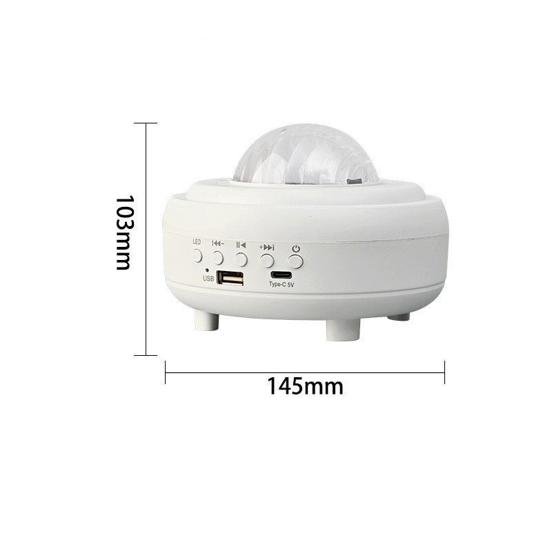 Galaxy Star Projector – LED Night Light with Bluetooth Speaker