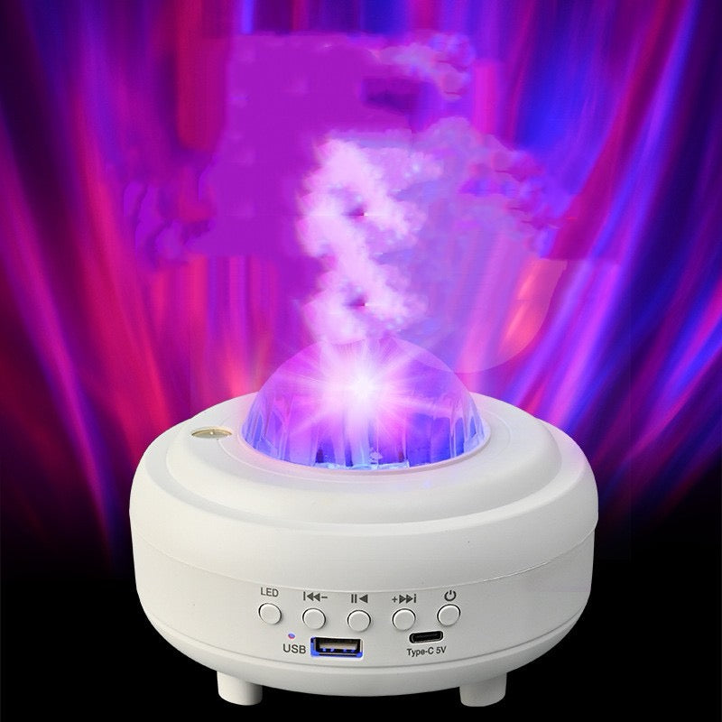 Galaxy Star Projector – LED Night Light with Bluetooth Speaker